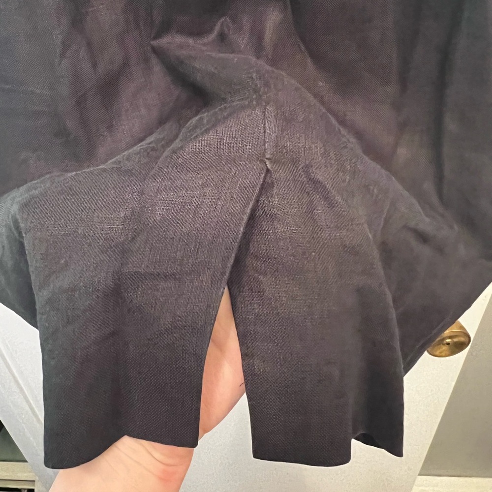 J. Crew Black Midi Dress with Bow Detail - Picture 5 of 6